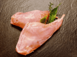 Cuisse de lapin par deux pièces