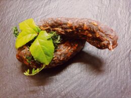 Saucisse séchée de cerf