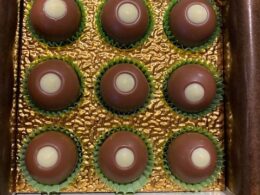 Boules de chocolat à la crème d'absinthe