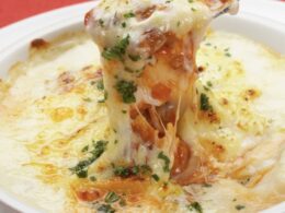 Gratin de raviolis farci au boeuf "Race d'Hérens"