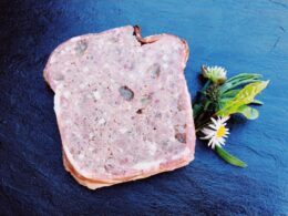 Terrine maison au johannisberg & raisins secs