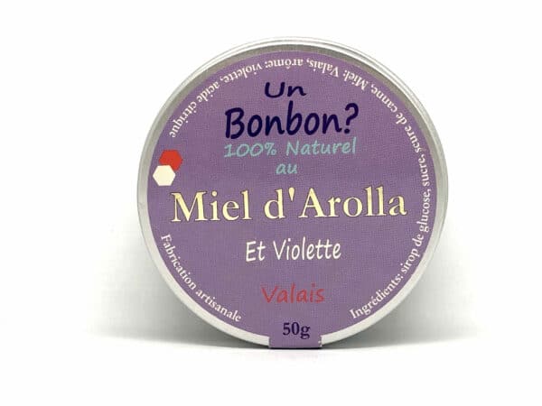 BONBONS AU MIEL D'AROLLA ET VIOLETTE