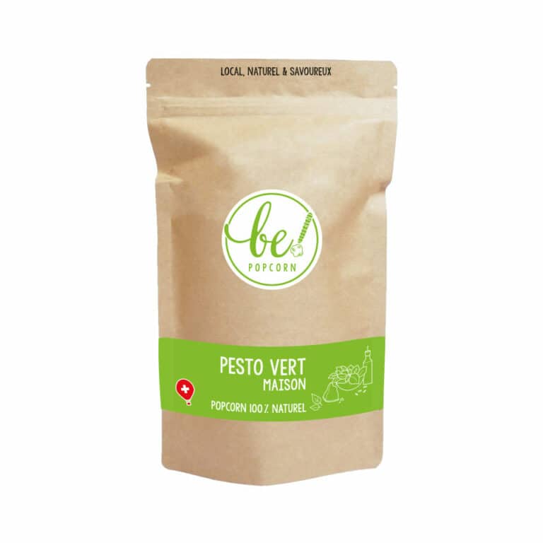 Recettes apero dinatoire Popcorn Pesto vert maison