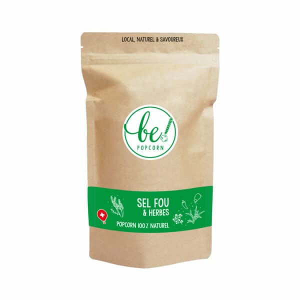 idée apéro été Popcorn Sel fou & Herbes