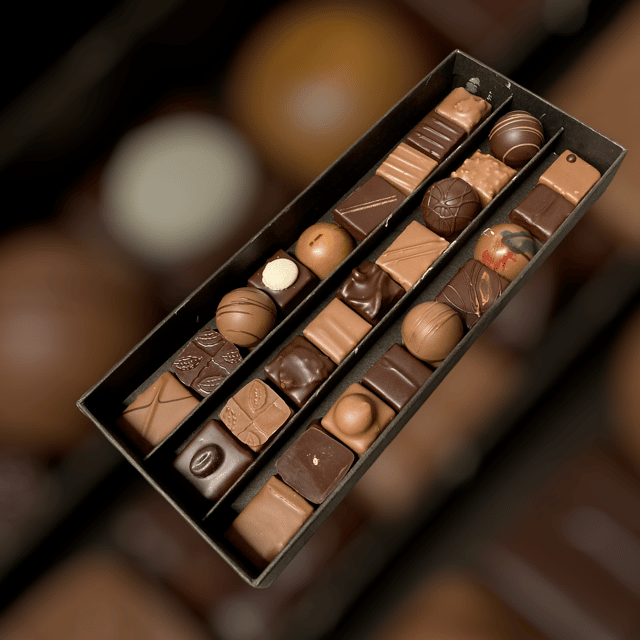 Boîte de 25 chocolats Chocolat swiss