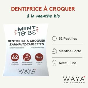 Dentifrice Naturel et Sans Plastique à la Menthe Bio