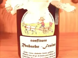 Confiture Fraises - Rhubarbe