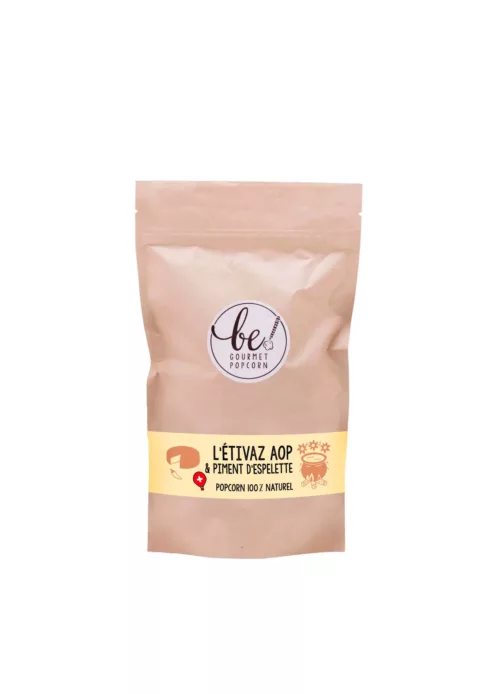 recette pour apéro Popcorn Etivaz AOP & Piment d'espelette