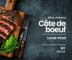 Côte de boeuf rassie sur os 700-800gr.