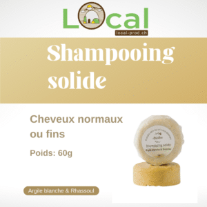 Shampooing solide Argile blanche & Rhassoul