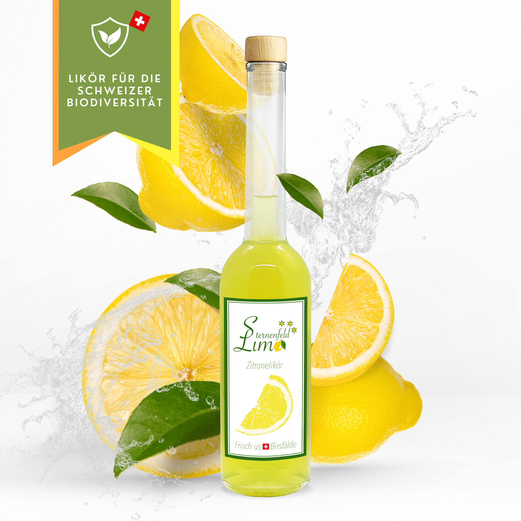 Limoncello artisanal suisse ~ liqueur de citron - Liquoristerie Suisse