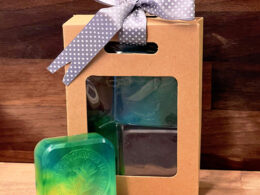 Coffret cadeau trio de savons