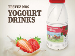 Yogourt drink fraise