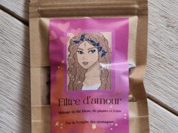 Filtre d'amour - infusion de feuilles de thés blanc et plantes format mini