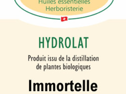 Hydrolat immortelle du valais