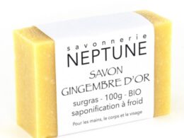 Savon gingembre d'or - bio - 100g